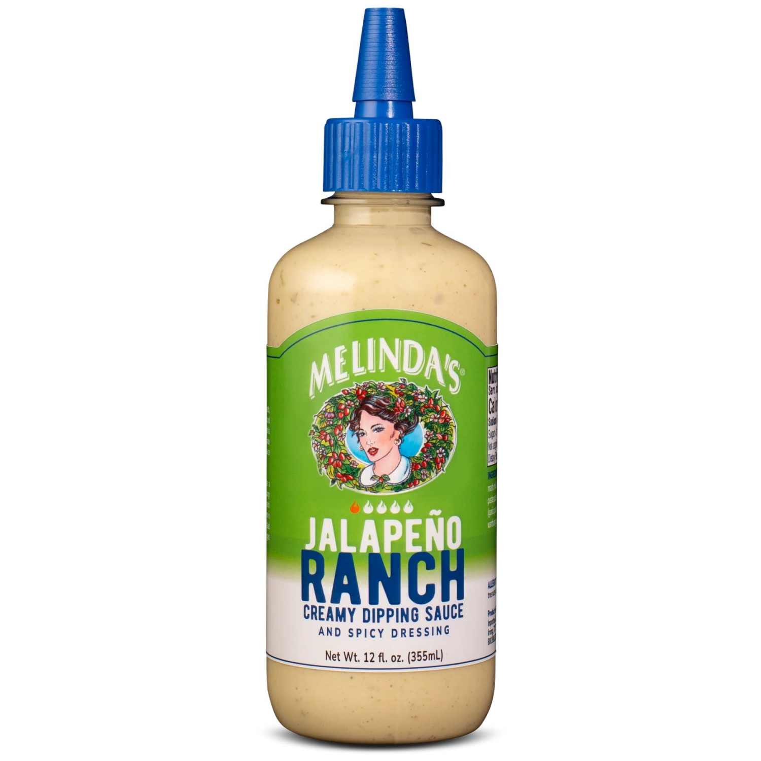 slide 1 of 2, Melinda's Creamy Spicy Jalapeno Ranch Dipping Sauce and Dressing 12 fl oz, 12 fl oz