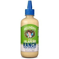 Melinda's Creamy Spicy Jalapeno Ranch Dipping Sauce and Dressing 12 fl oz
