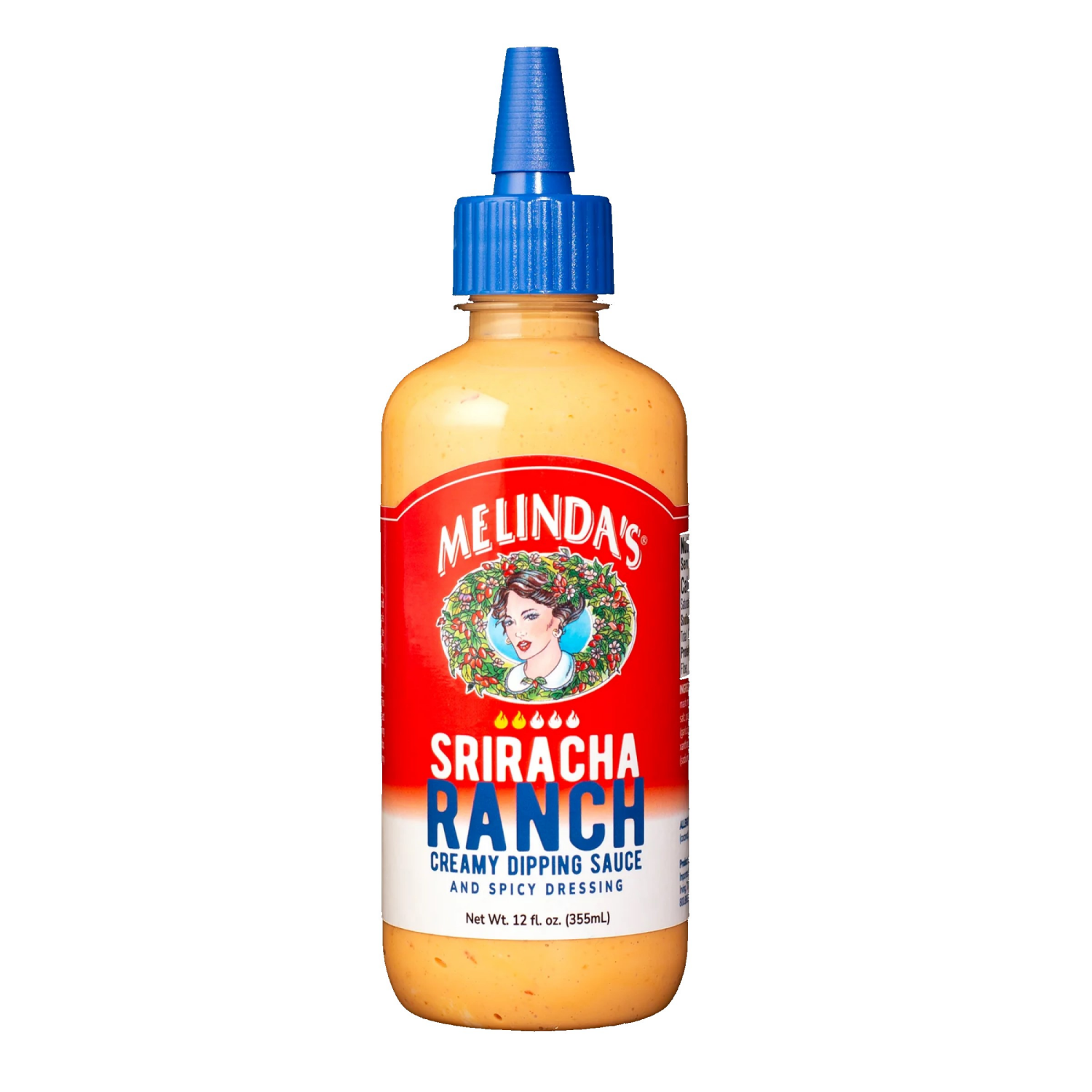 slide 1 of 2, Melinda's Sriracha Ranch Creamy Dipping Sauce And Spicy Dressing, 12 fl oz