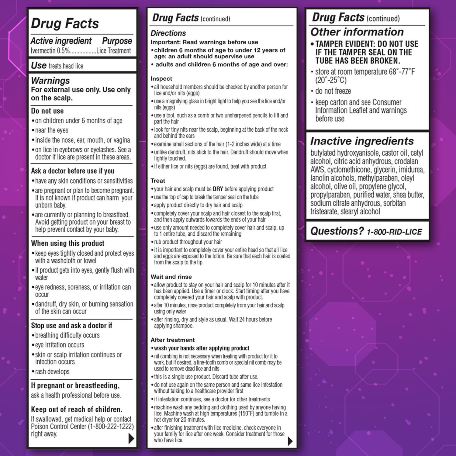 slide 2 of 7, RID One & Done, Just One Application Head Lice Treatment, No Combing Required, Prescription Strength Ivermectin Lotion for Children & Adults, Eliminates Super Lice & Renders Eggs Non Viable, 4 oz
