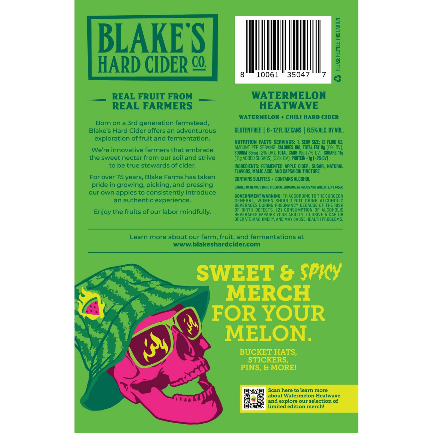 slide 2 of 4, Blake's Blakes Strawberry Zen 6 Pk 12 Oz Can, 6 ct; 12 oz