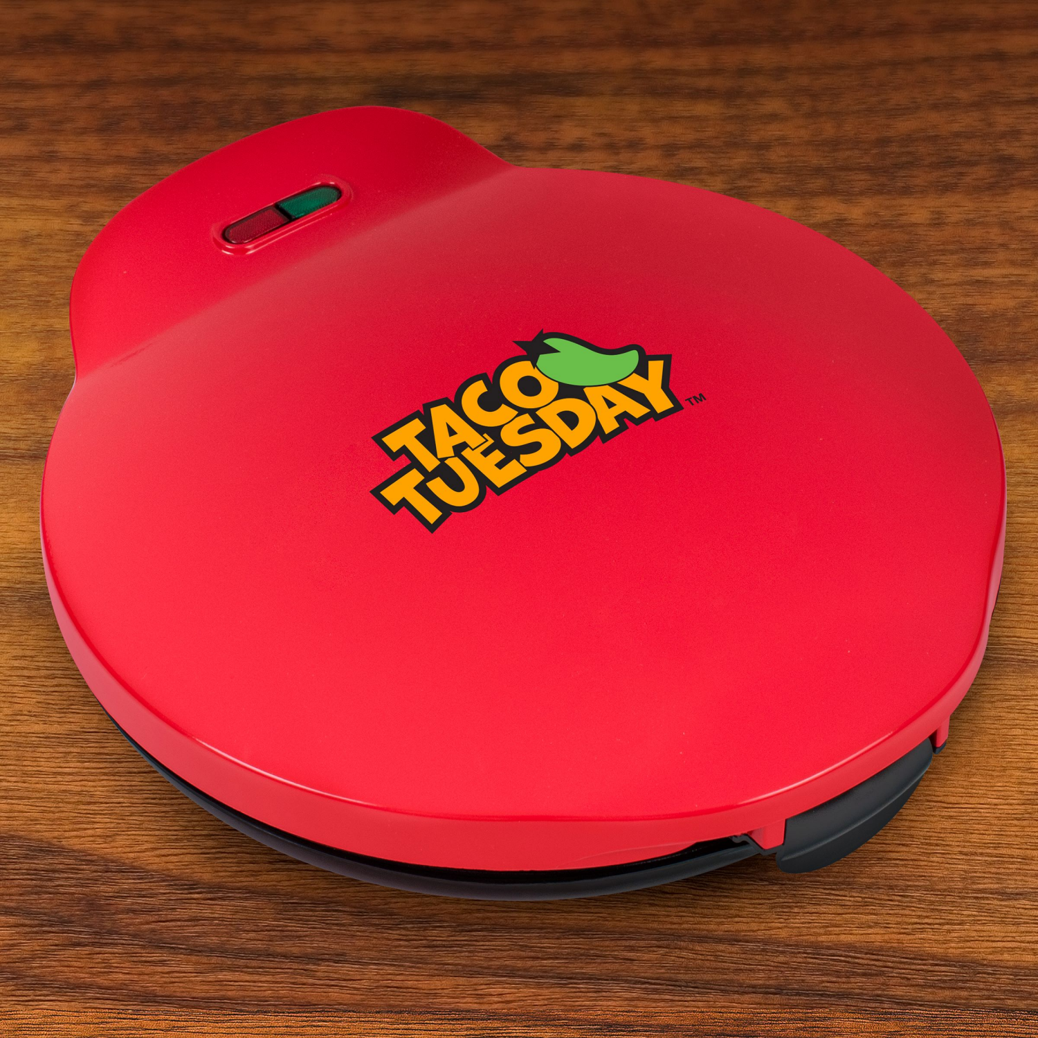 slide 2 of 3, NOSTALGIA ELECTRICS Taco Tuesday 10 in Quesadilla Maker, 10 in