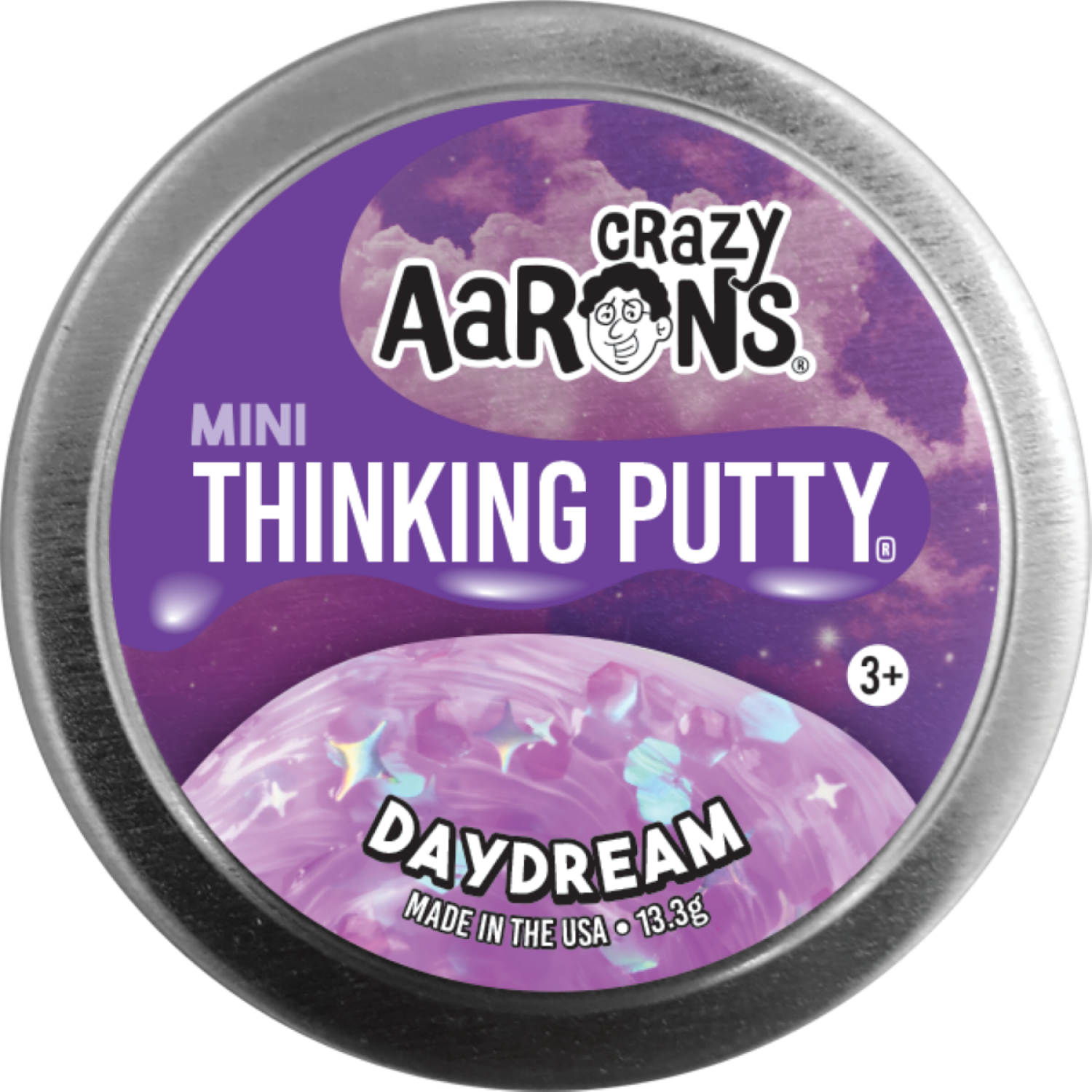 slide 2 of 3, Mini 2" Assorted Thinking Putty Tins, 2 in
