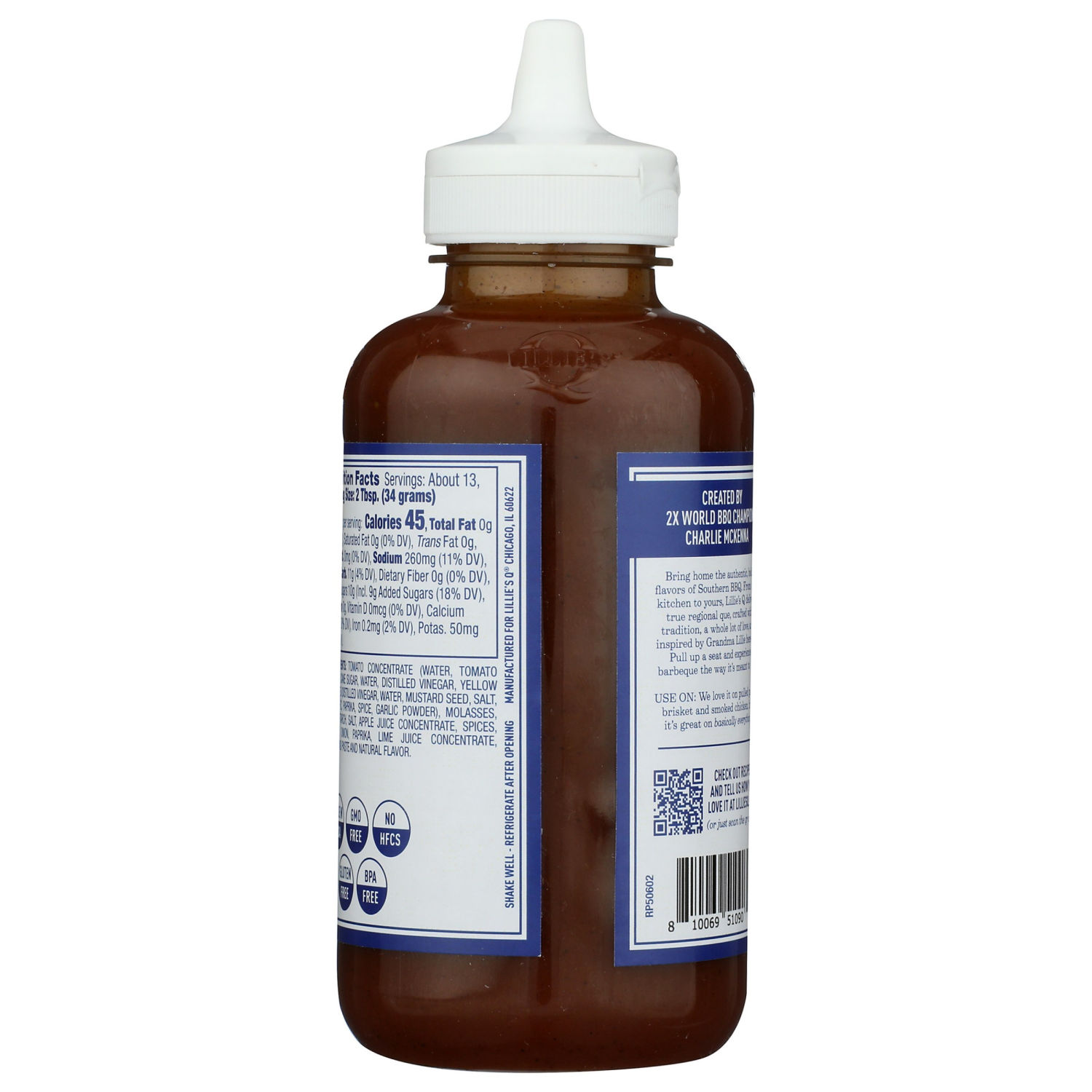 slide 2 of 3, Lillie's Q Carolina Barbeque Sauce, 20 oz, 20 oz