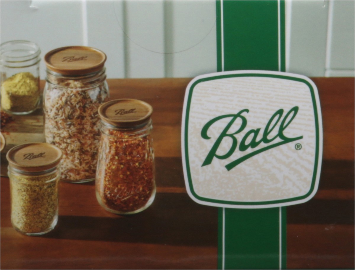 slide 3 of 9, Ball Wooden Lids Reg Mouth, 3 ct