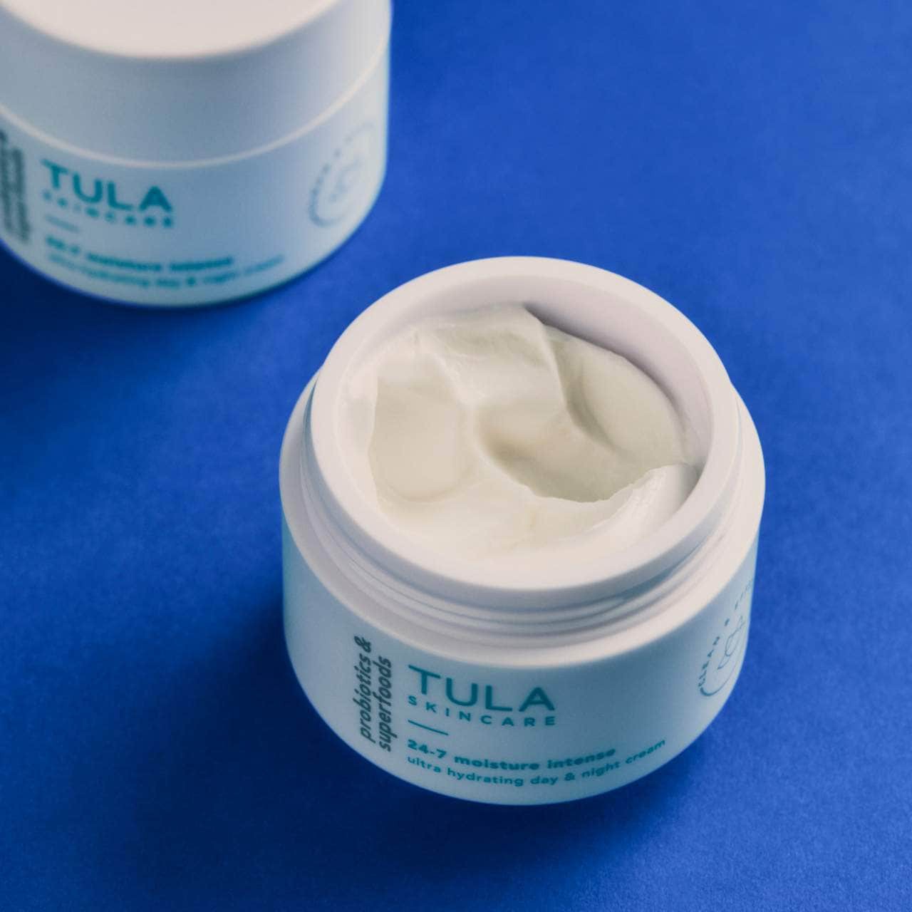slide 7 of 7, TULA Skincare 24-7 Moisture Intense Ultra Hydrating Day & Night Cream with Hyaluronic Acid + Squalane 1.48 oz / 42 g, 