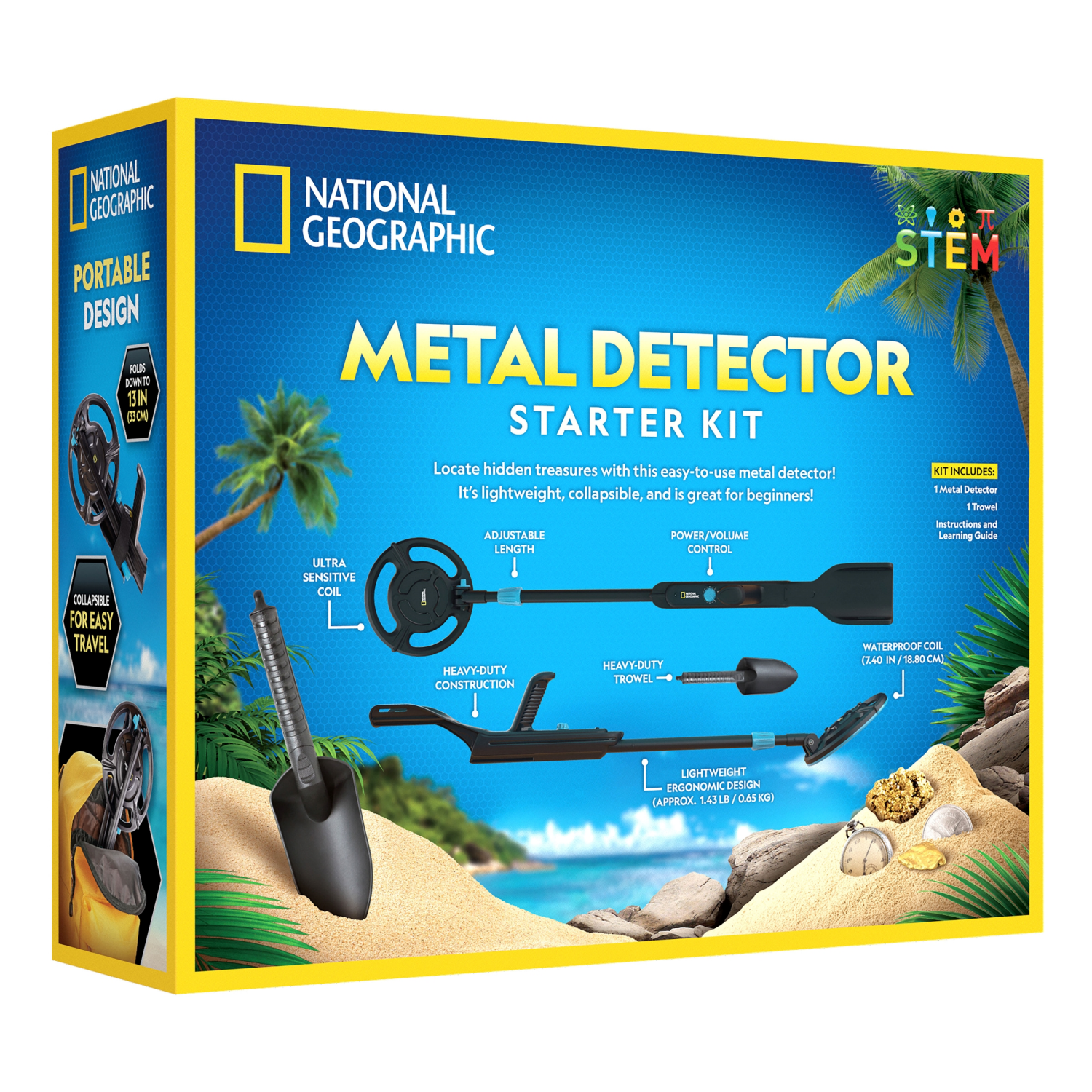 slide 2 of 4, National Geographic Jr. Metal Detector, 1 ct