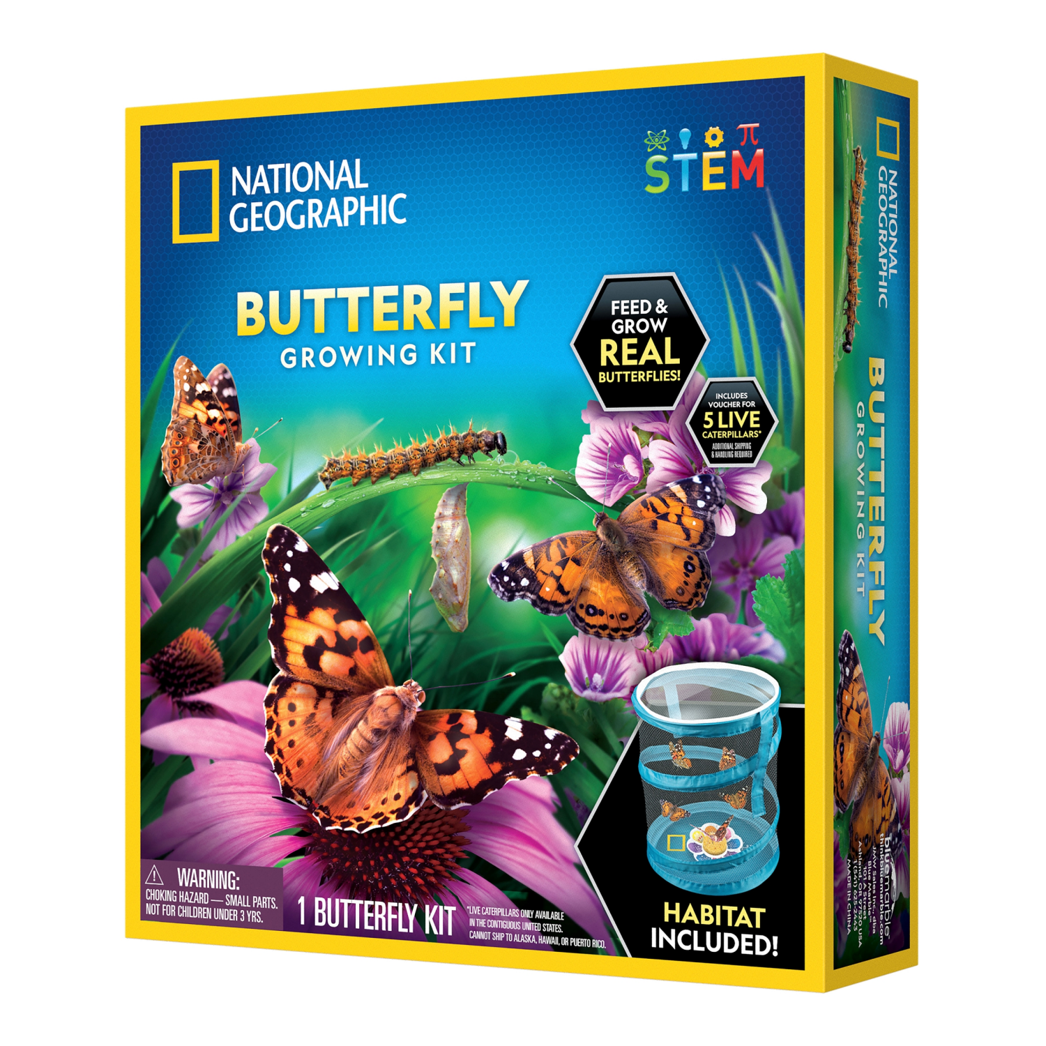 slide 2 of 3, National Geographic Butterfly Growing Kit, 1 ct