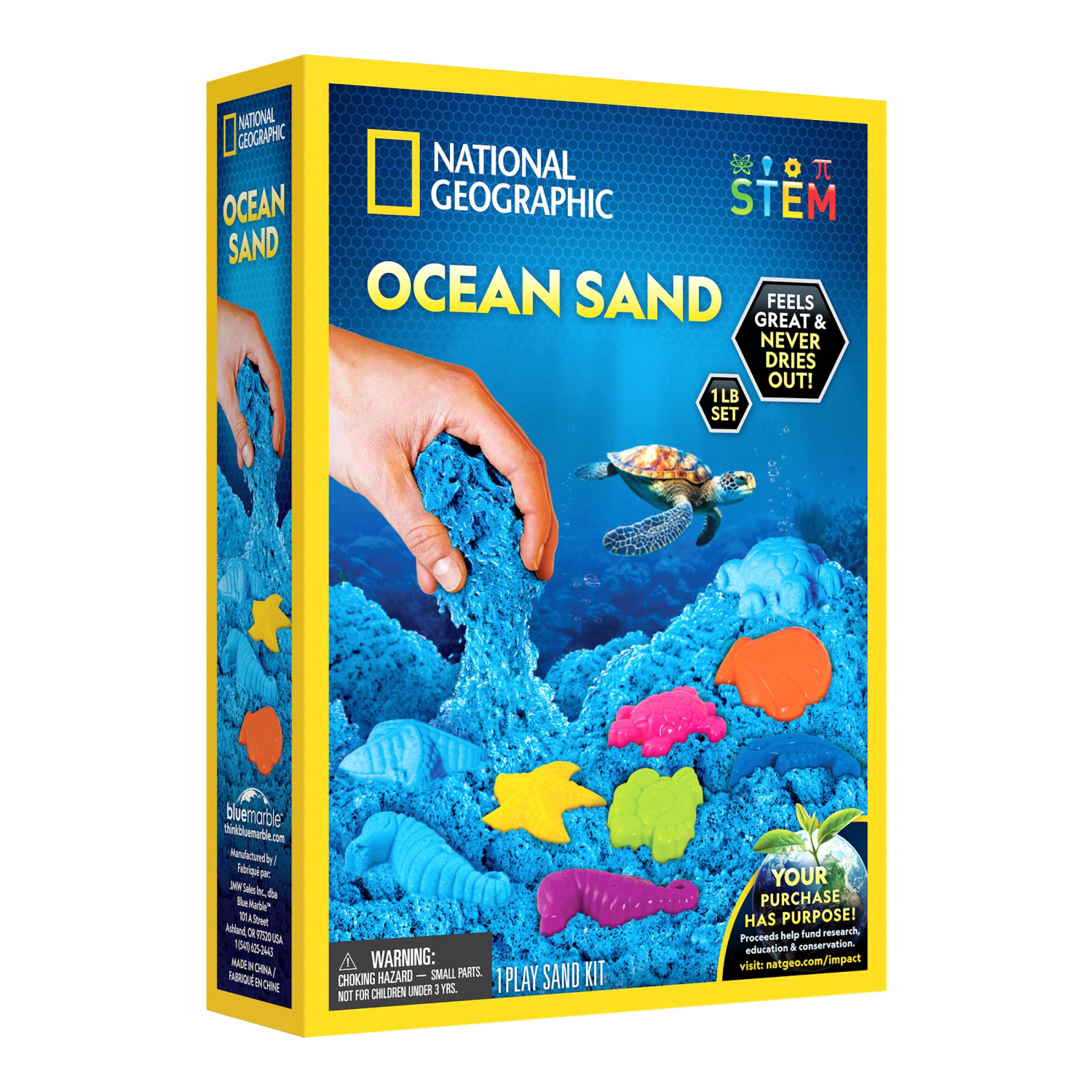slide 2 of 5, National Geographic Ocean Sand, 1 ct
