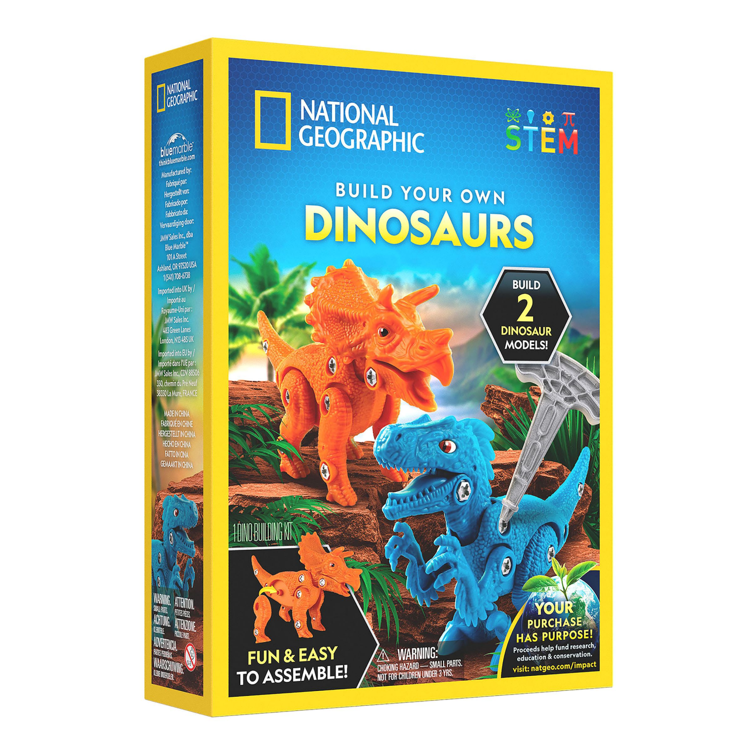 slide 4 of 5, National Geographic Build Your Own Dinosaur Kit, 1 ct