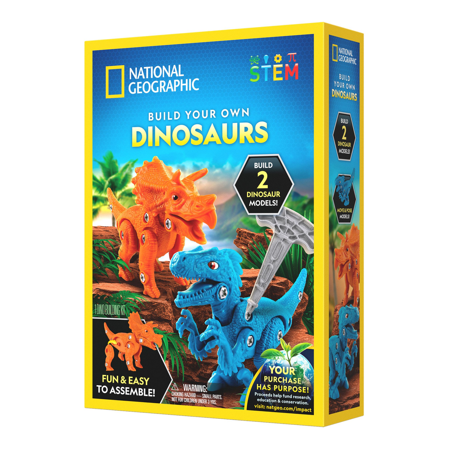 slide 5 of 5, National Geographic Build Your Own Dinosaur Kit, 1 ct