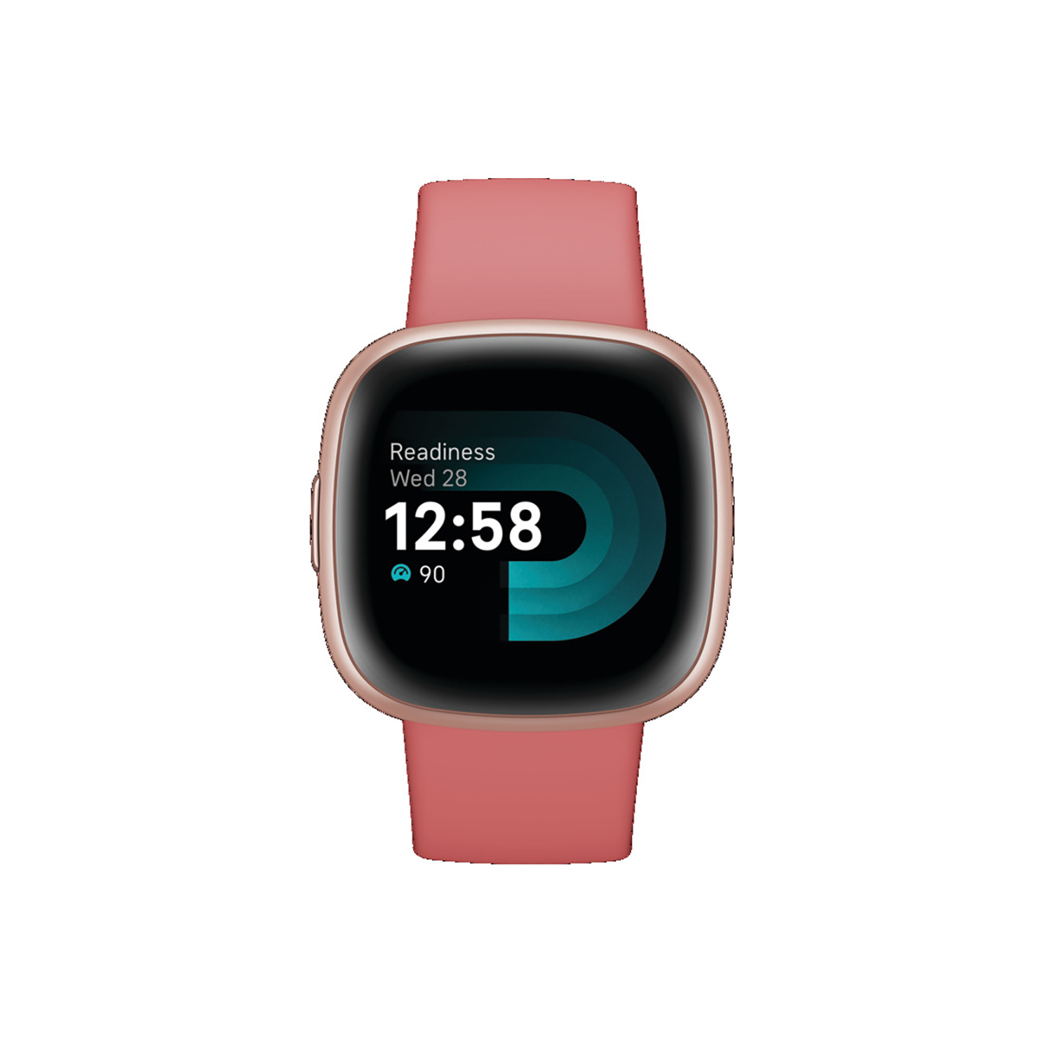 slide 1 of 3, Fitbit Versa 4 Pink Sand, 1 ct