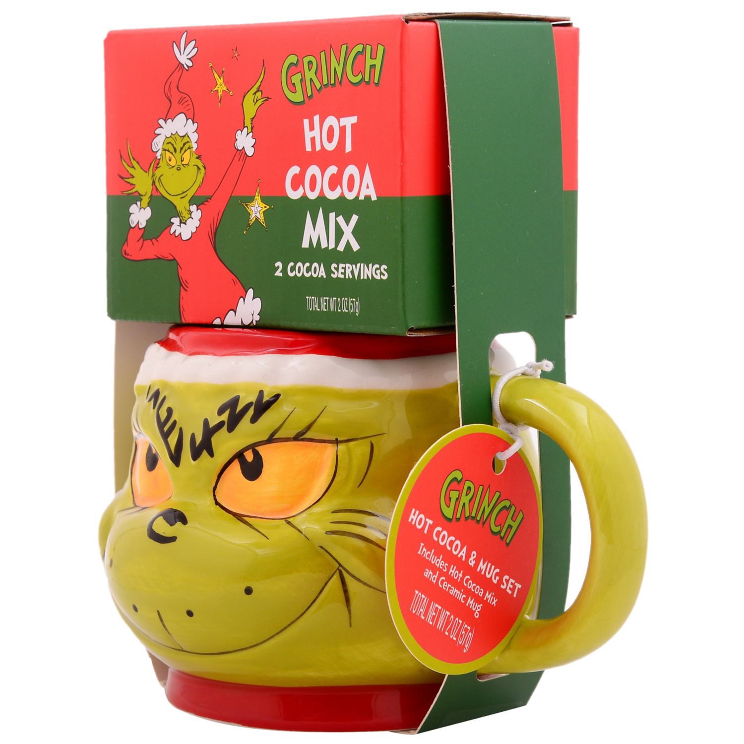 slide 4 of 4, MSRF Grinch Hot Cocoa & Mug Set 1 Set, 1 ct