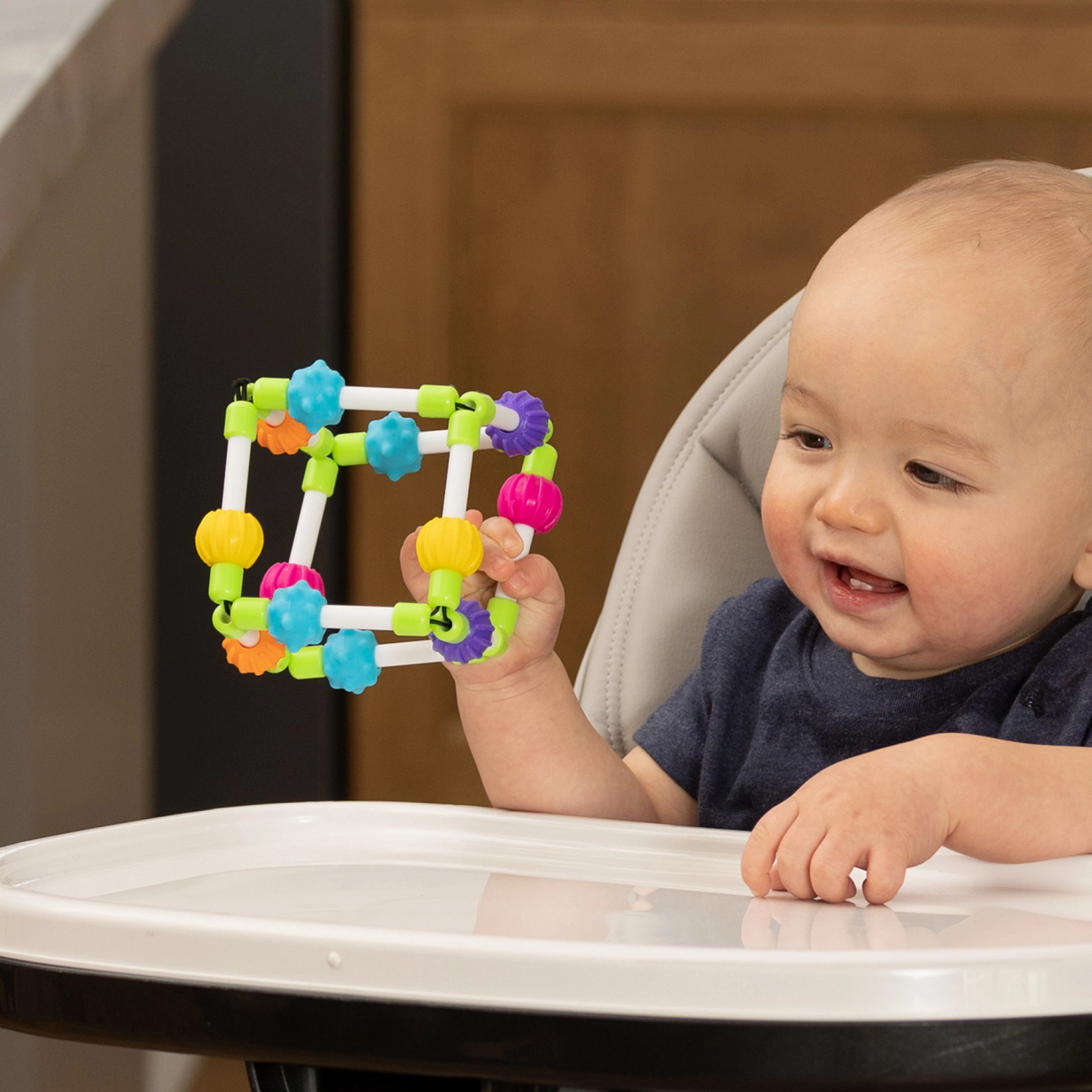 slide 2 of 2, Fat Brain Toys Quubi Cube Baby Learning Toy, 1 ct