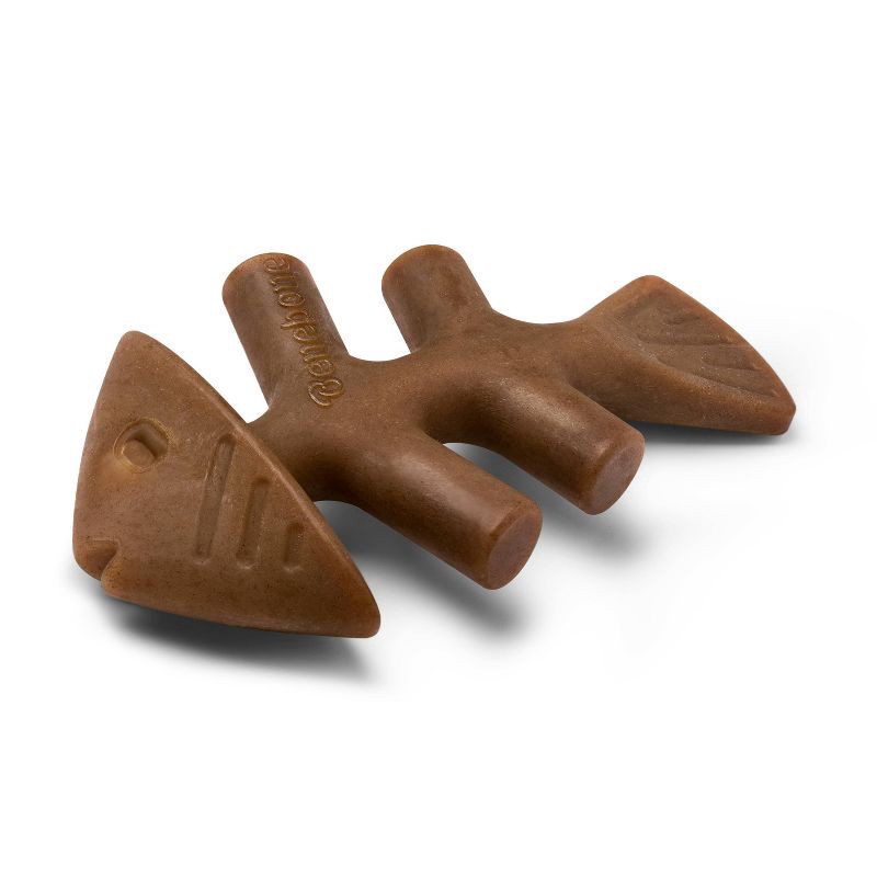slide 2 of 6, Benebone Fishbone Dog Chew Toy - Fish - M, 1 ct