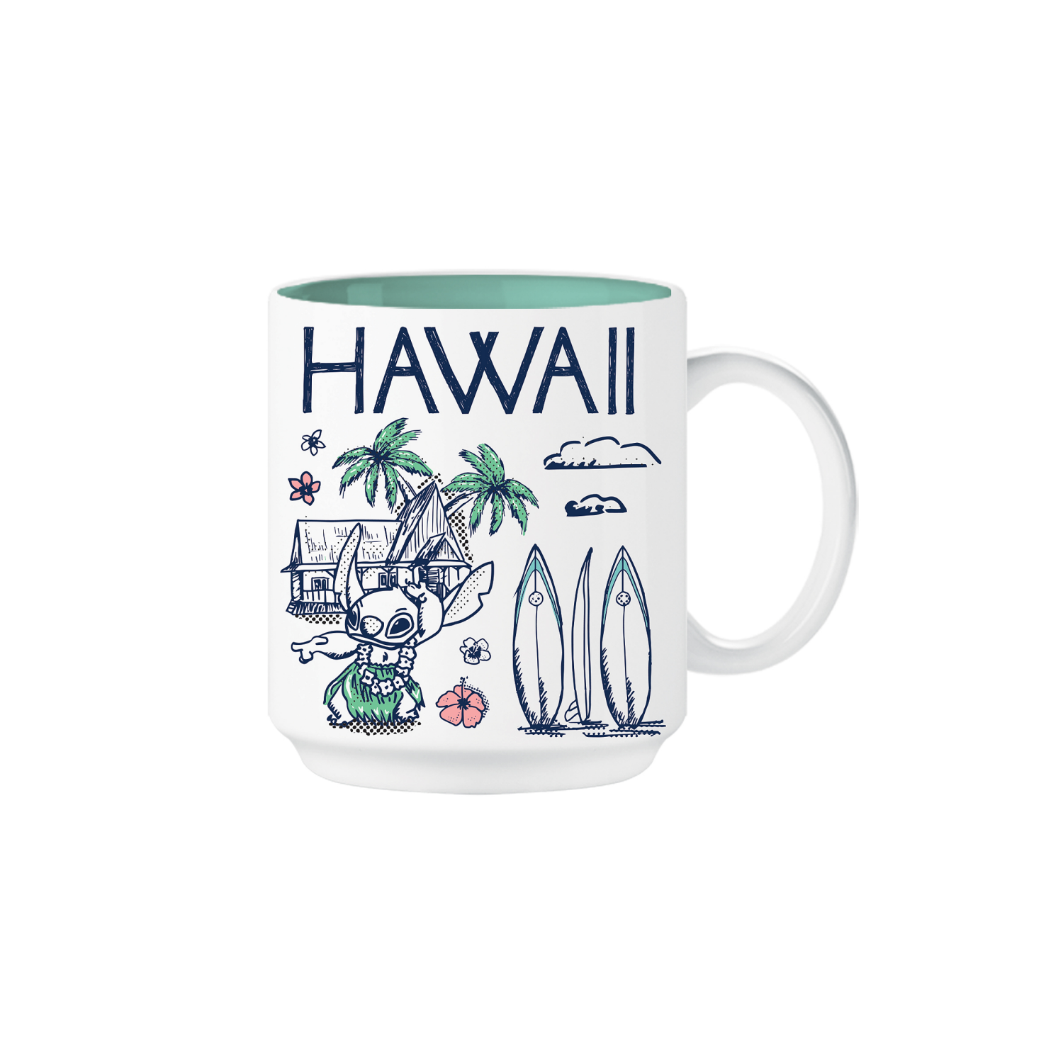 slide 1 of 3, SB Stitch Stackable Mug, 13 oz