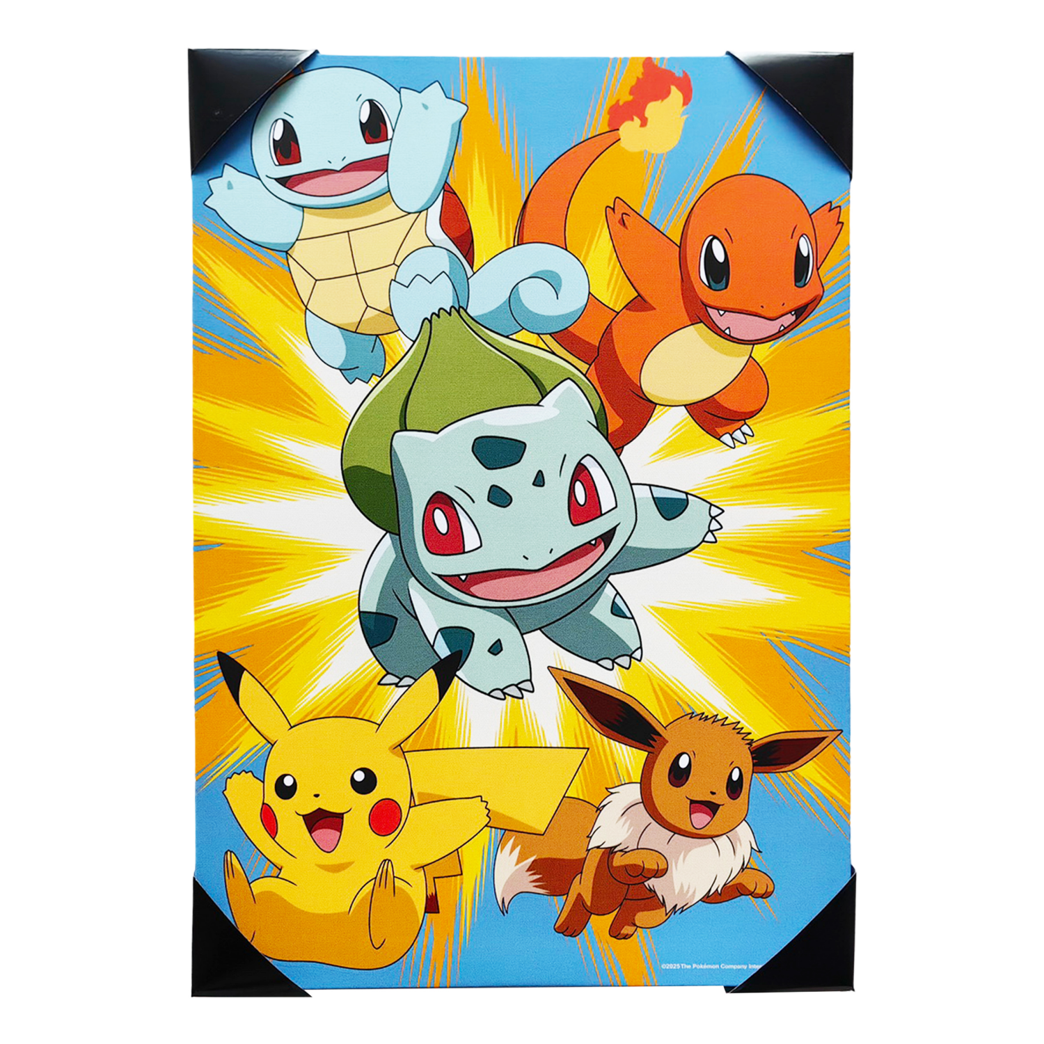 slide 1 of 1, SB Pokémon Strike Pose Canvas Wall Art 13" x 19", 13 in