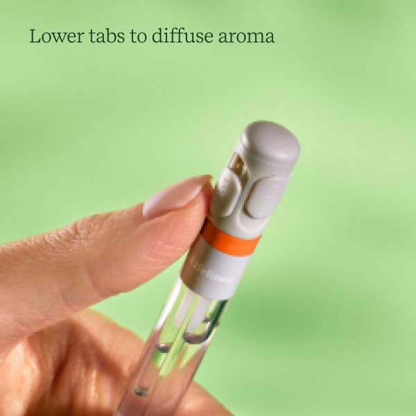 slide 5 of 8, Lifelines Pen Diffuser, With 4-Scent Cartridge, Fine Point, 1.0 Mm, Orange Barrel, Black Ink, Citrus Grove, 1 ct