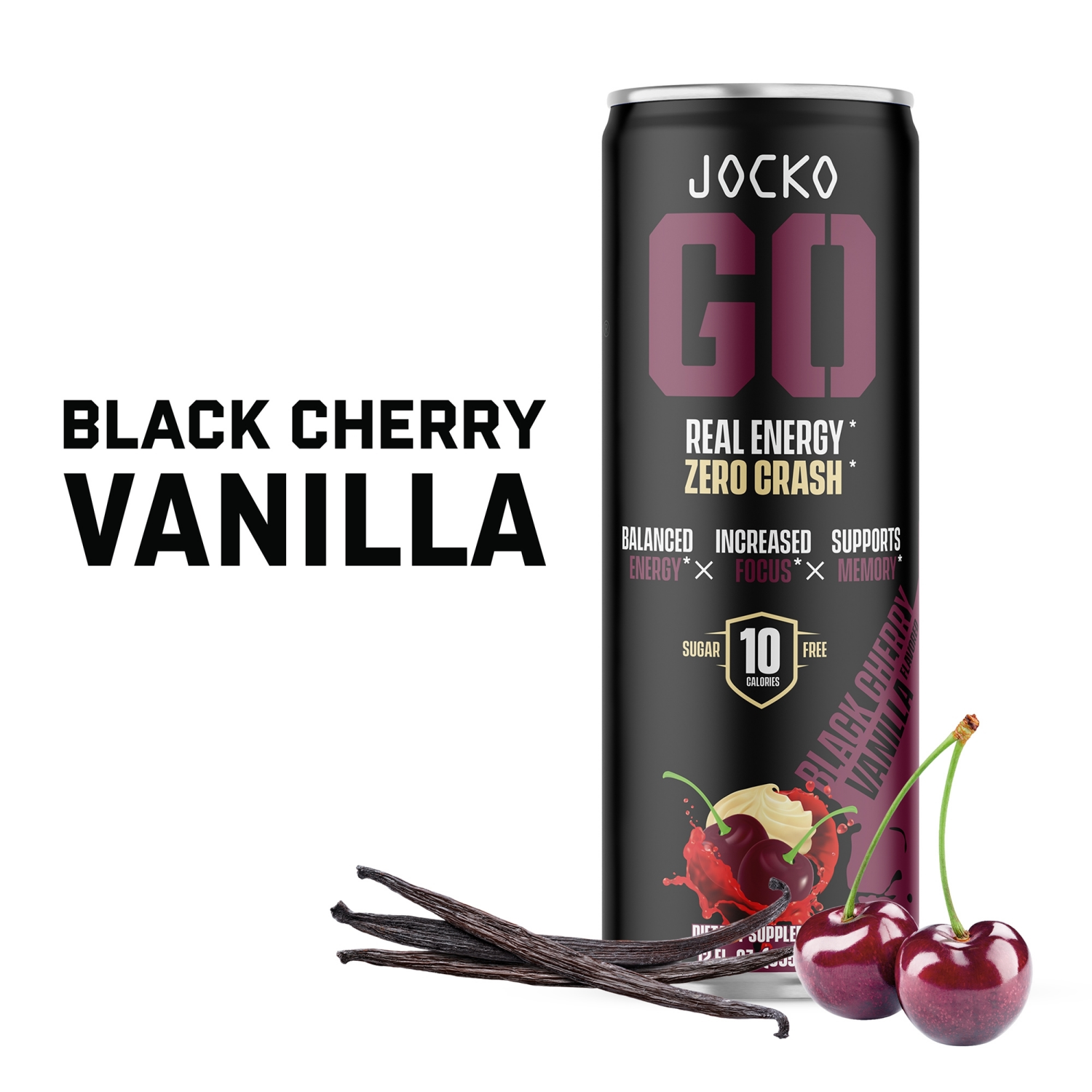 slide 2 of 6, Jocko GO Black Cherry Vanilla, 4 Pack, 4 ct