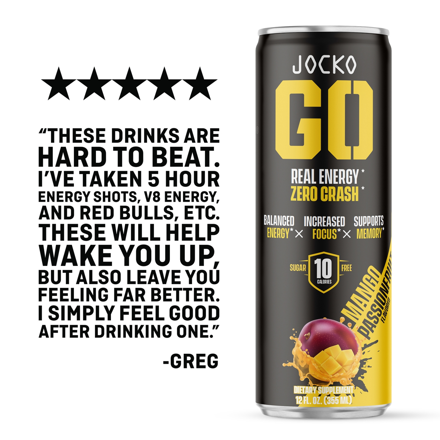 slide 3 of 7, Jocko Mango Mayhem, 12 fl oz