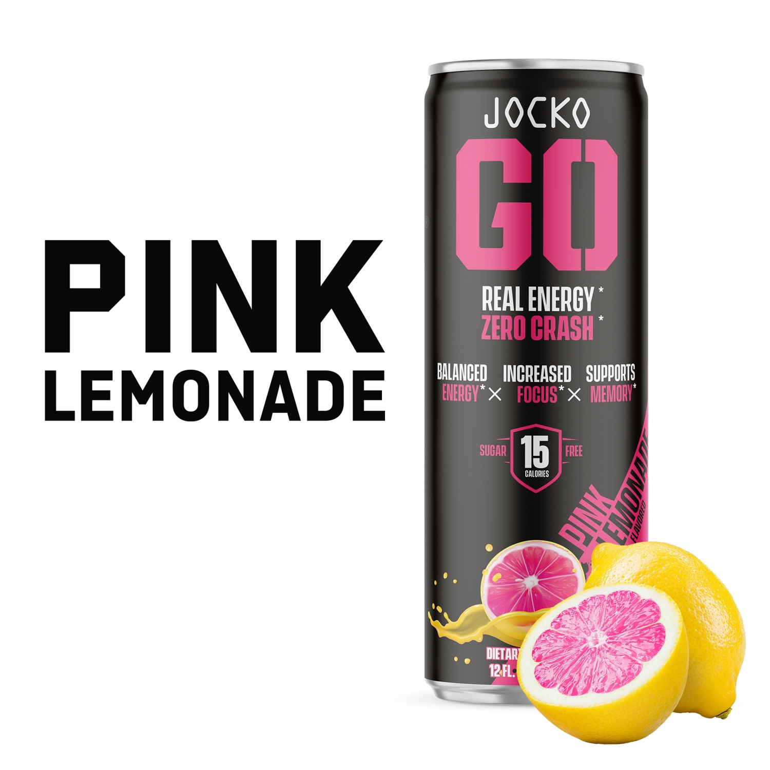 slide 2 of 6, Jocko GO Pink Lemonade - 12 fl oz, 12 fl oz