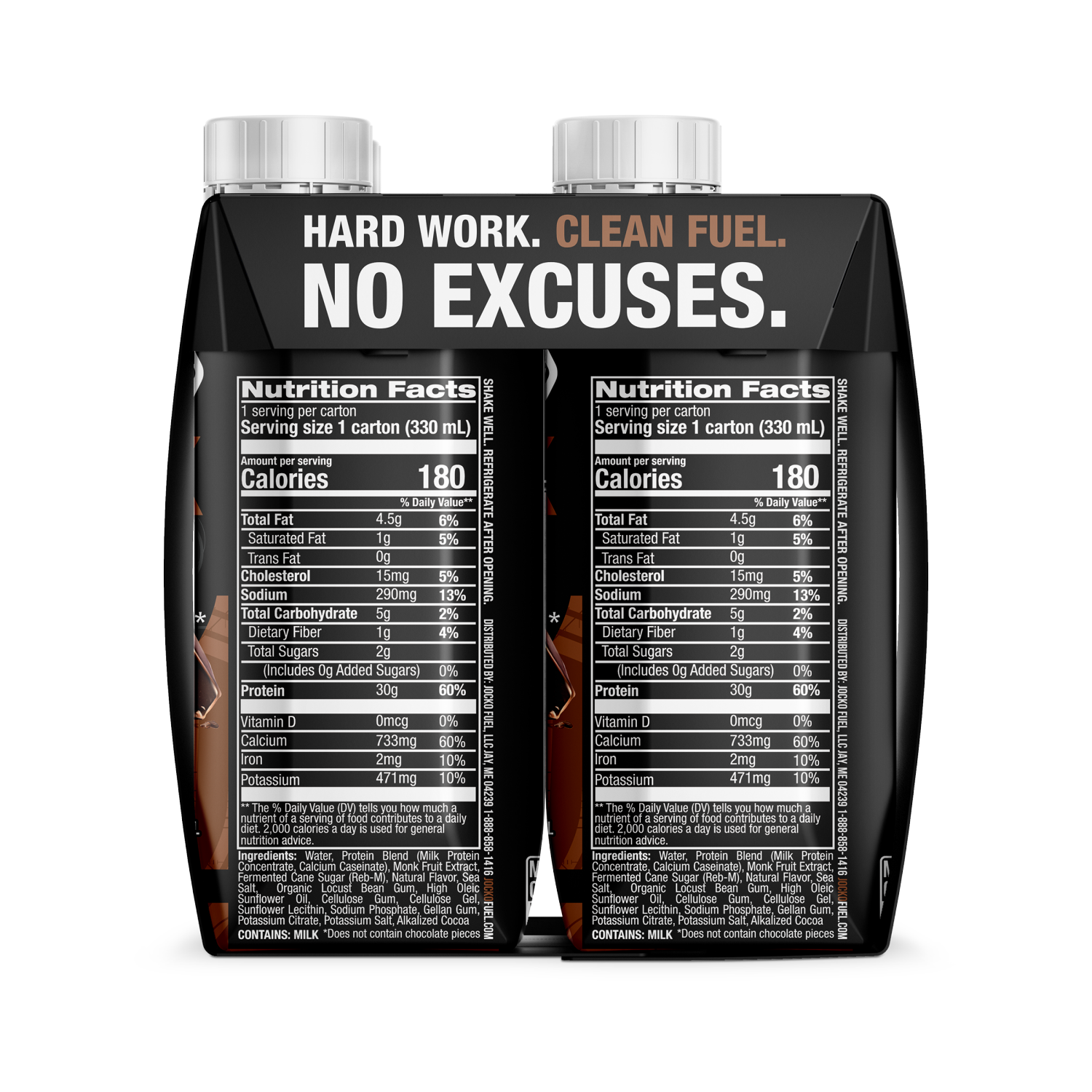 slide 2 of 6, Jocko Molk Rtd Chocolate 4Pk, 4 ct