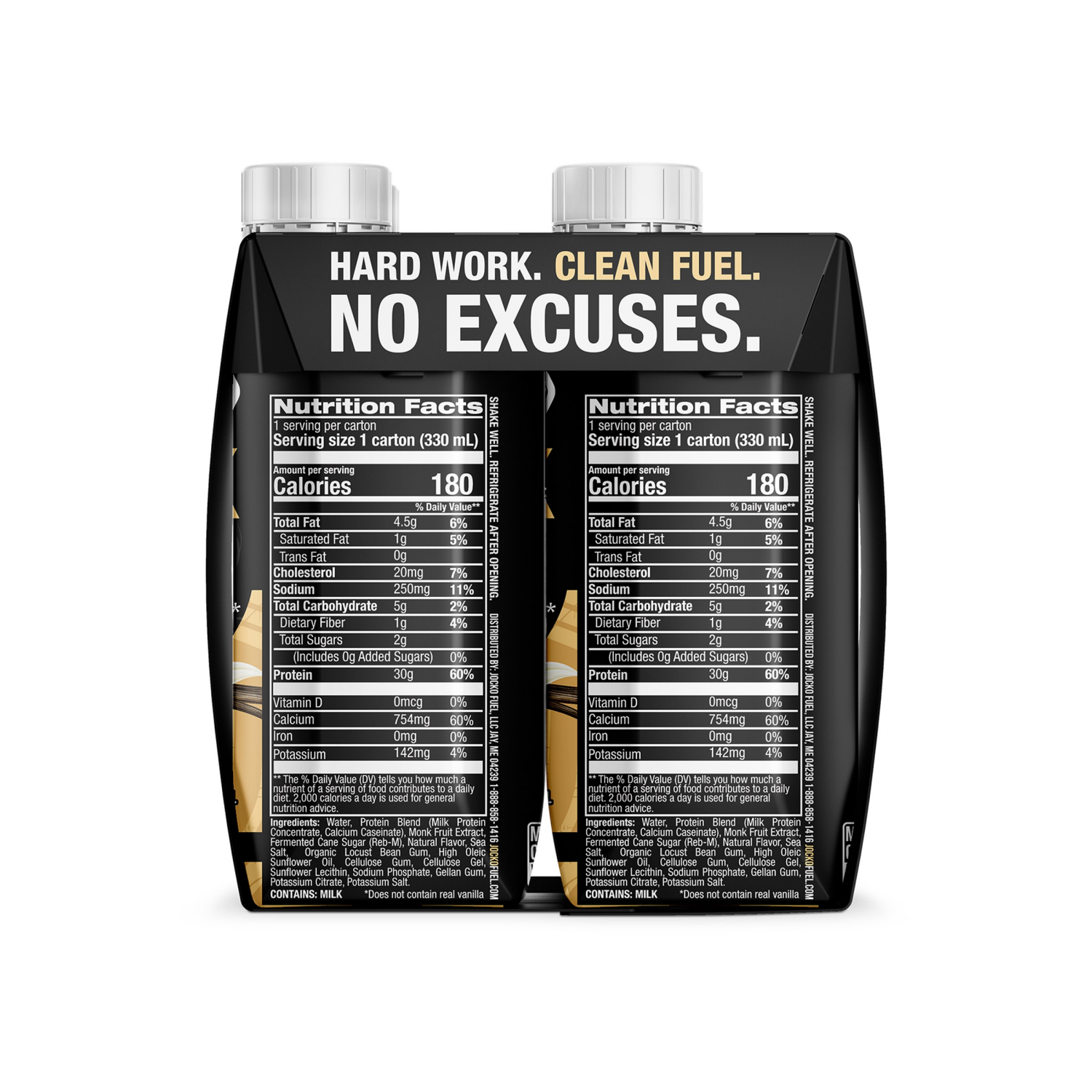 slide 5 of 7, Jocko Molk Rtd Vanilla 4Pk, 4 ct; 11 fl oz