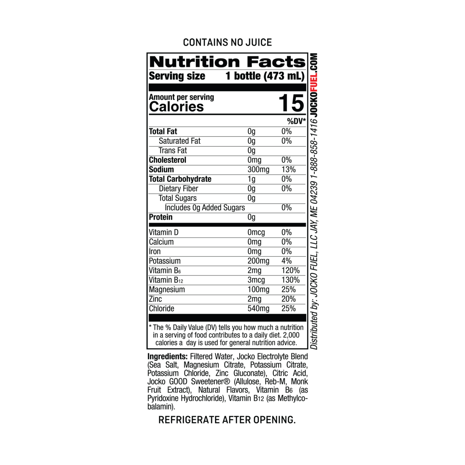 slide 4 of 4, Jocko Hydrate RTD Fruit Punch Bottle, 16 fl oz