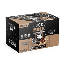 Jocko Grass Fed Sweet Cream Coffee Protein Shake 12 - 11 fl oz Each