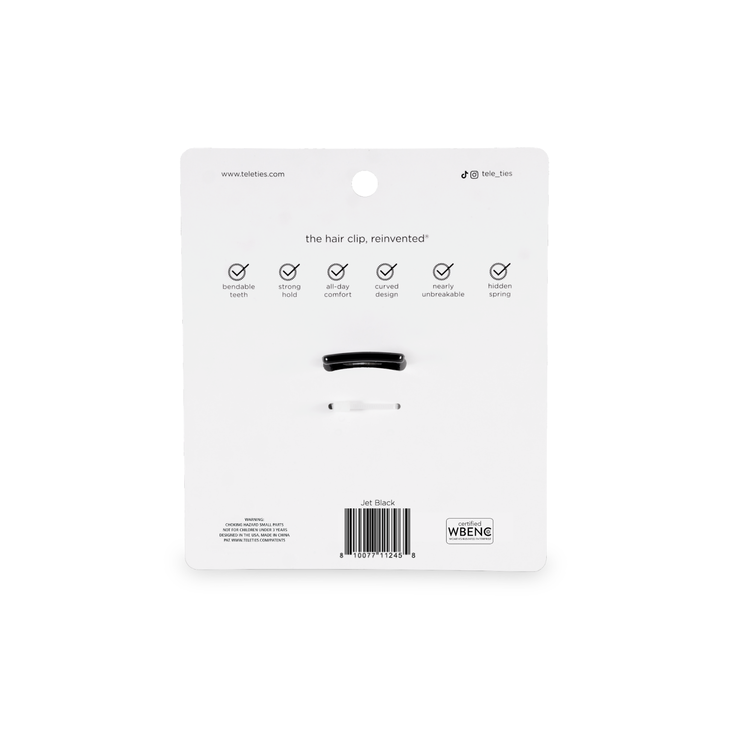 slide 2 of 4, Teleties Classic Clip Medium Size 1 ea, 1 ct