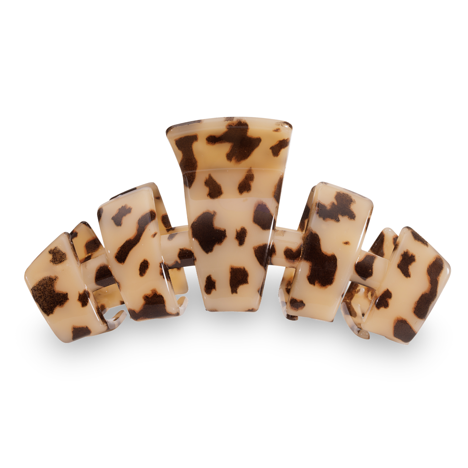 slide 3 of 4, TELETIES Tortoise Large Hair Clip - Blonde, 1 ct