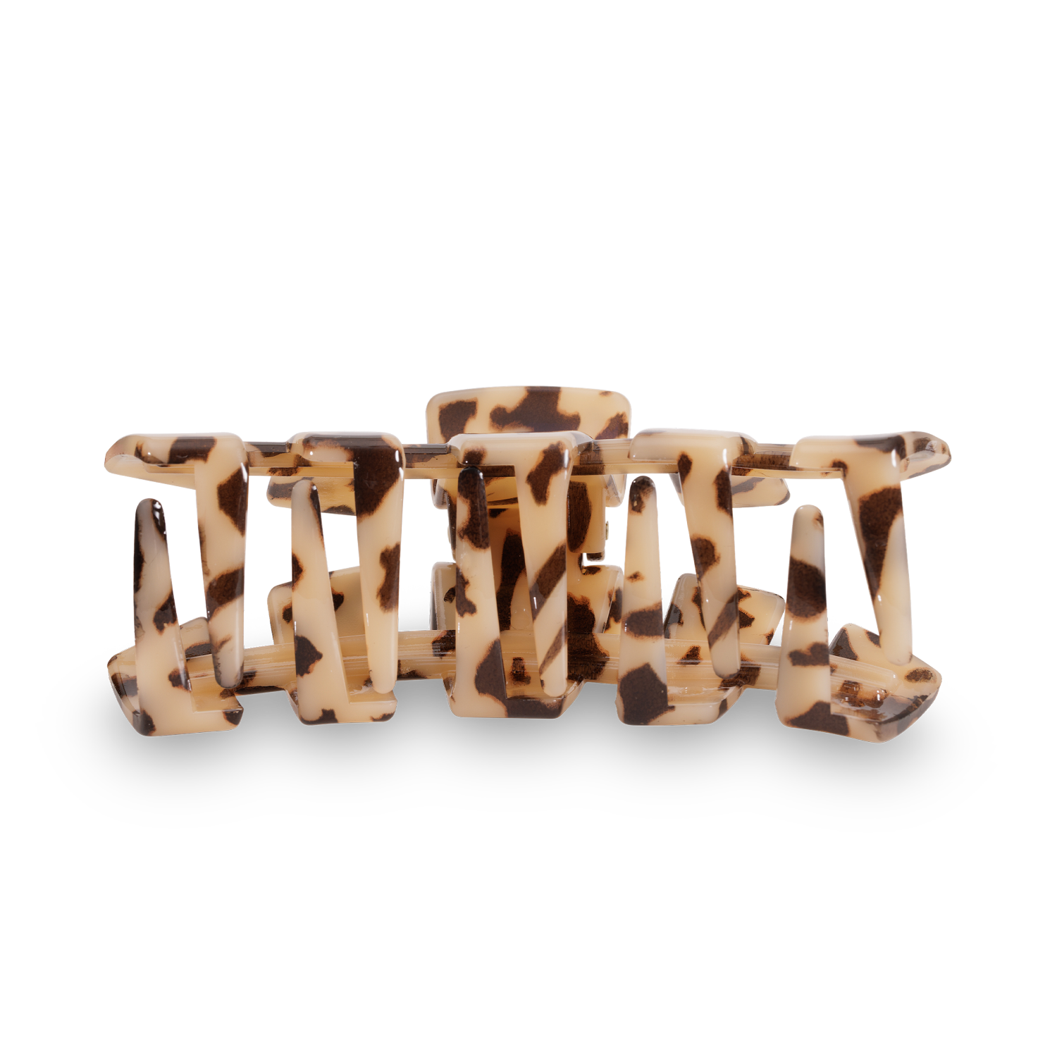 slide 4 of 4, TELETIES Tortoise Large Hair Clip - Blonde, 1 ct