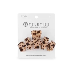 TELETIES Tortoise Large Hair Clip - Blonde