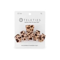 TELETIES Tortoise Large Hair Clip - Blonde