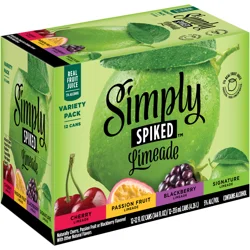 Simply Spiked Limeade Beer Variety Pack 12 - 12 fl oz Cans