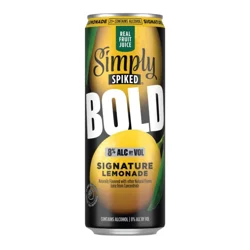 Simply Spiked Bold Signature Lemonade Beer 24 fl oz