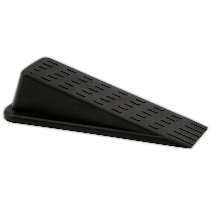 slide 1 of 1, SALT Universal Door Stop Jammer - Black, 1 ct