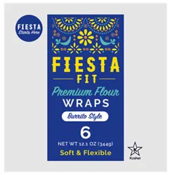 Fiesta Fit Premium Burrito Flour Wraps - 12.1 Oz