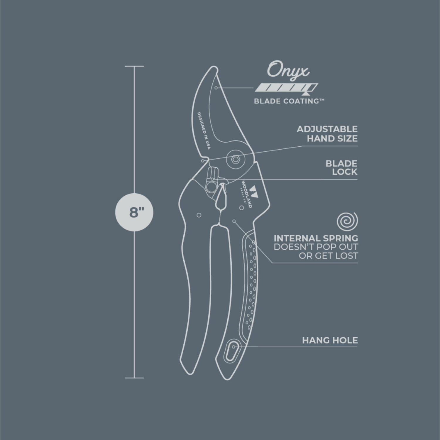 slide 5 of 7, Woodland Tools Duralight Pruner, 1 ct