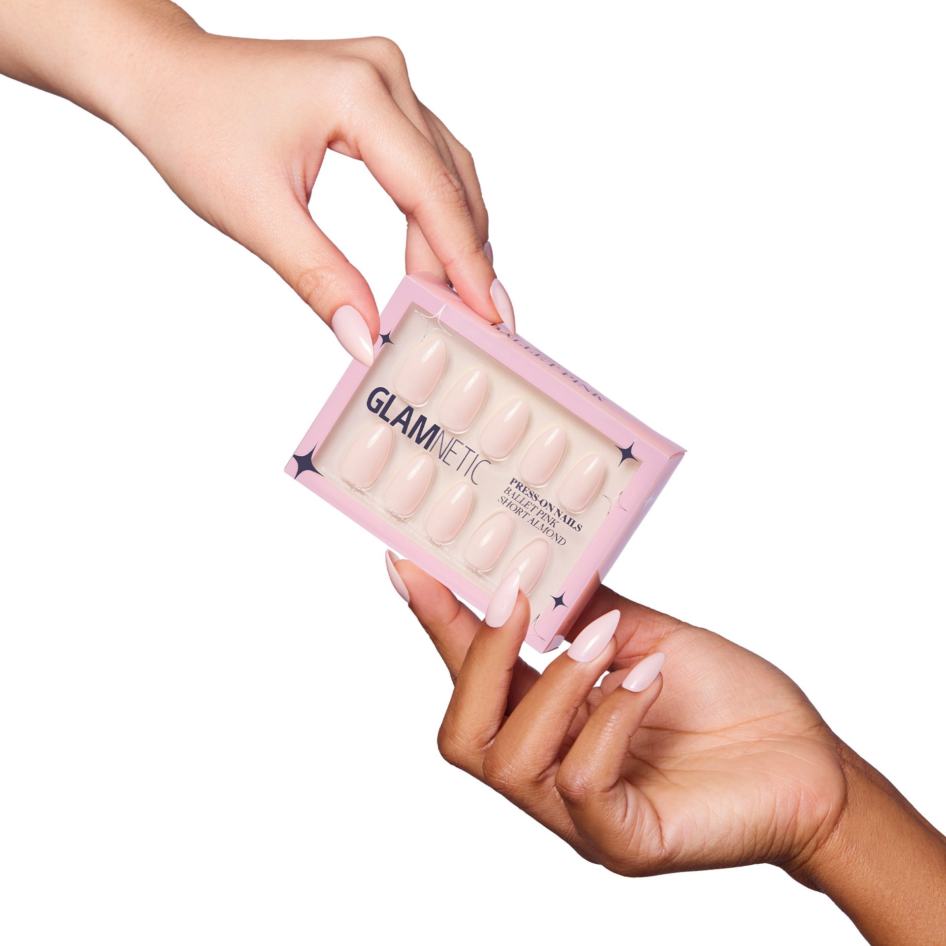 slide 6 of 7, Glamnetic Press-On Nail Kit Ballet Pink, 1 ct