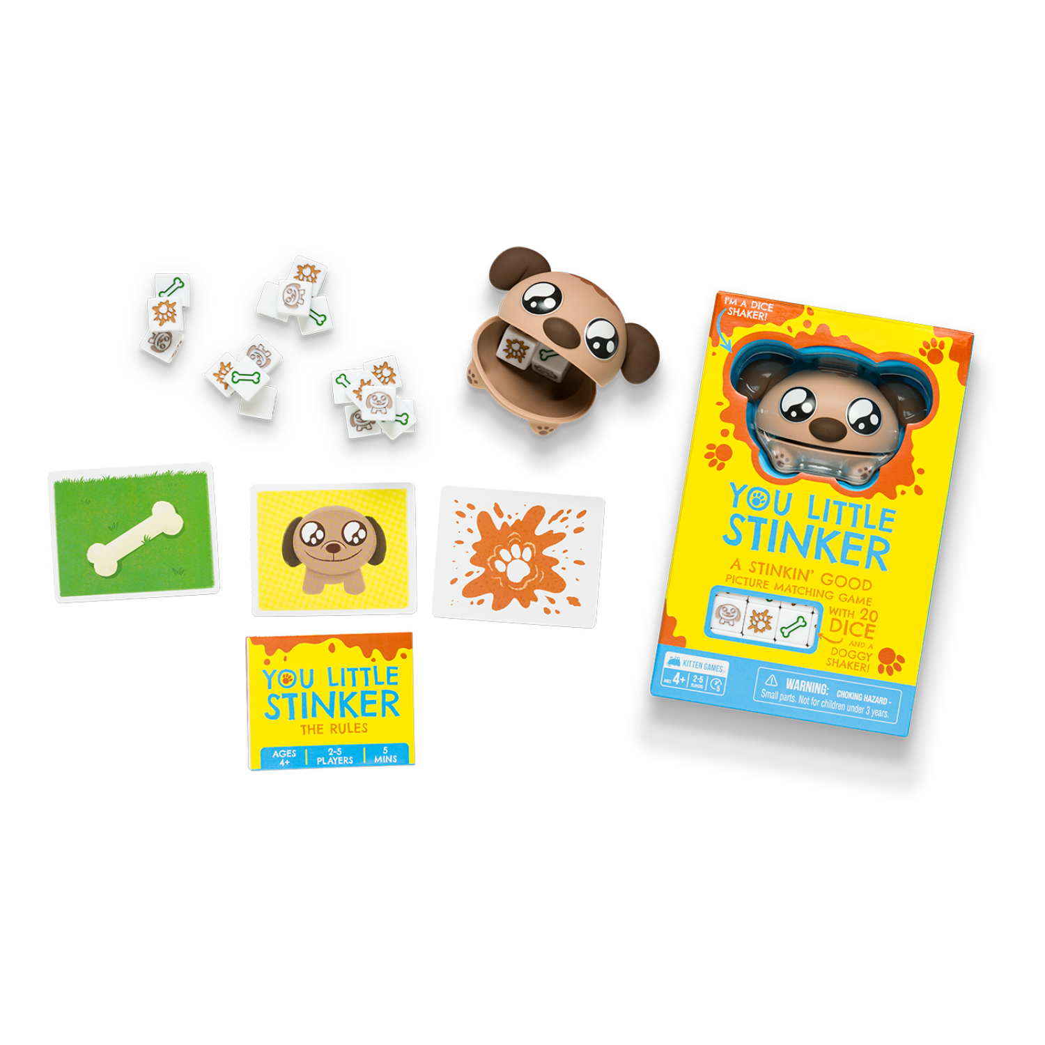 slide 3 of 3, Kitten Games You Little Stinker Matching Game, 1 ct