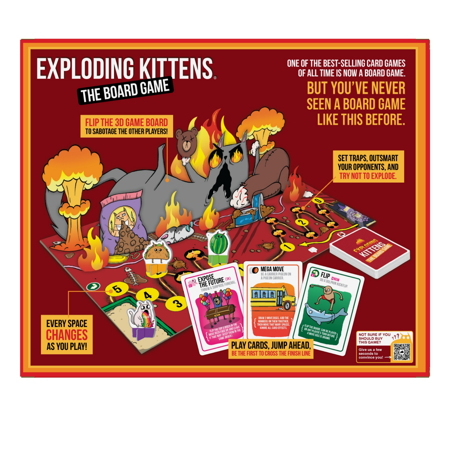 slide 2 of 2, Exploding Kittens The Board Game, 1 ct