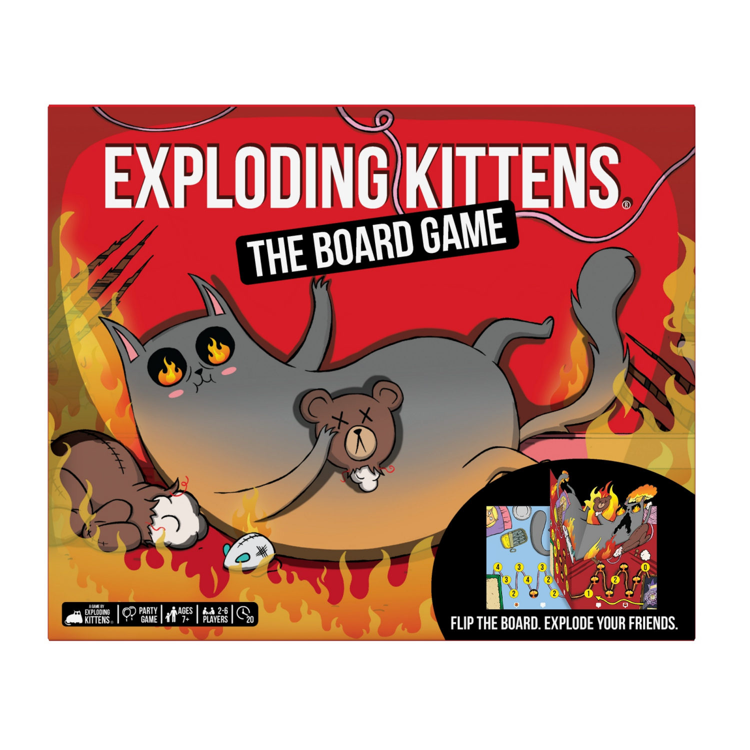 slide 1 of 2, Exploding Kittens The Board Game, 1 ct