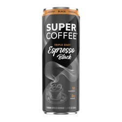 Super Coffee Premium Triple Shot Espresso Black Espresso Beverage 11 fl oz