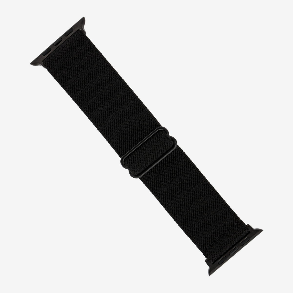 slide 5 of 9, WITHit Apple Watch 42/44/45MM Black Elastic Woven Band w/ slider, 1 ct