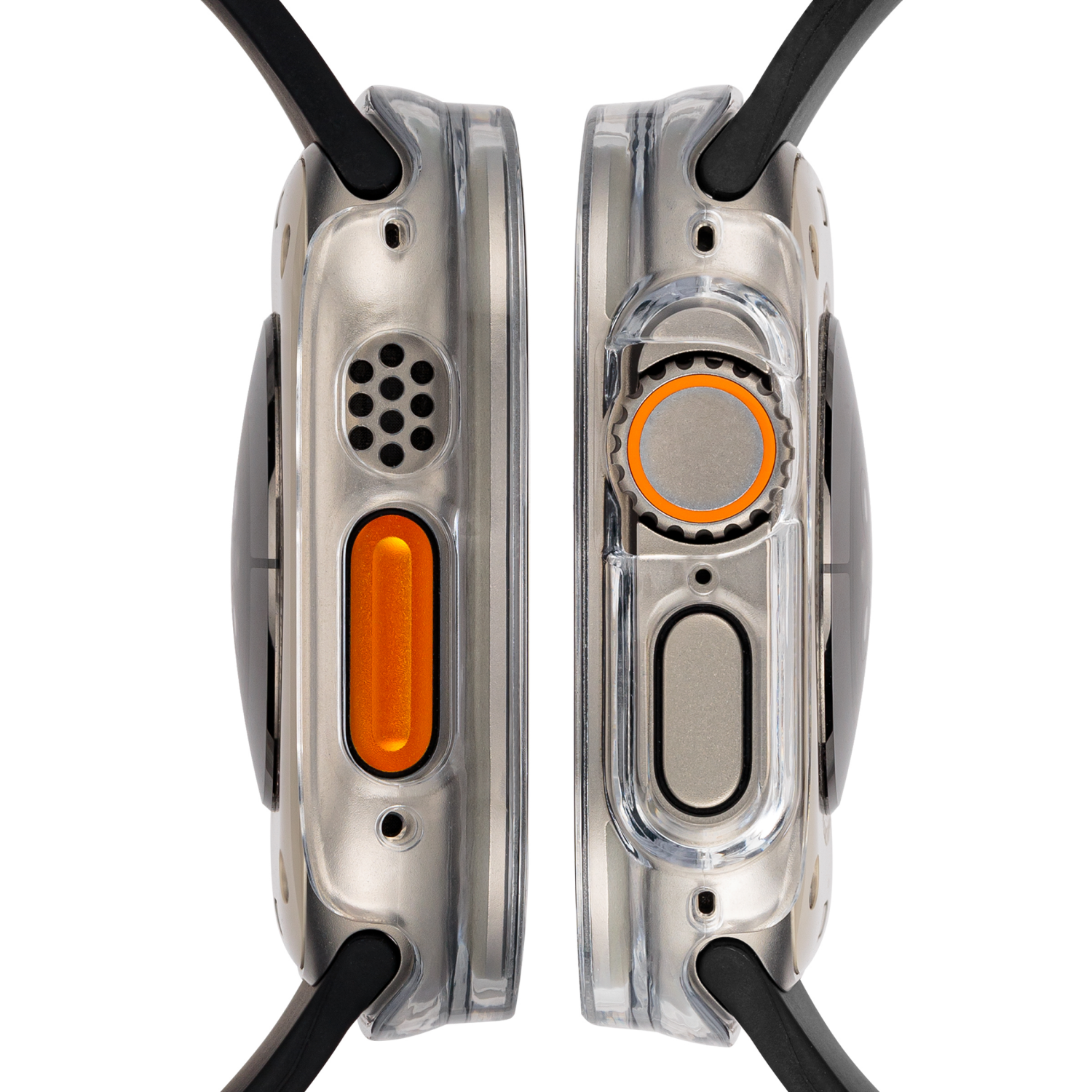 slide 3 of 5, WITHit Protective Case with Glass for 49mm Apple Watch, Clear, 1 ct