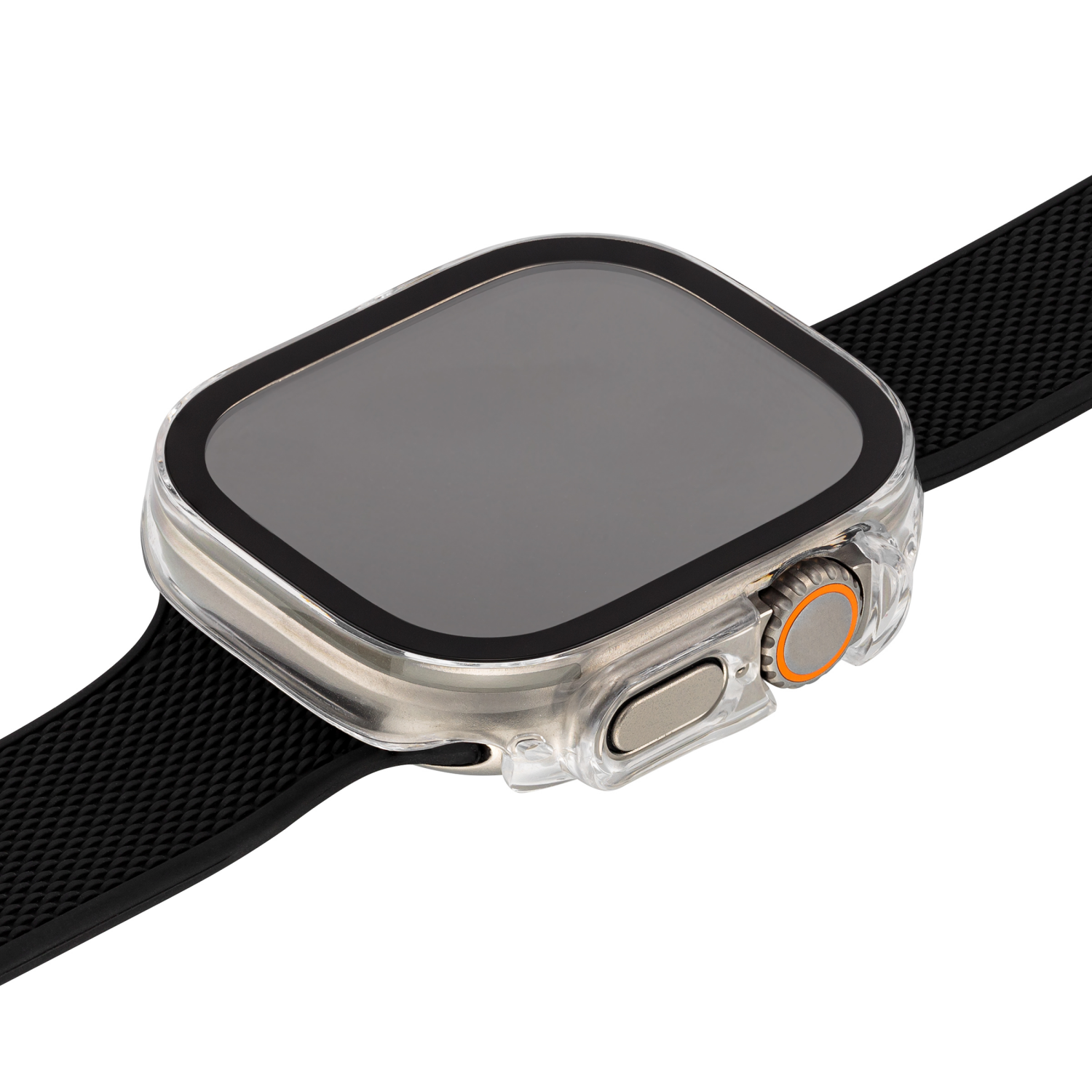 slide 4 of 5, WITHit Protective Case with Glass for 49mm Apple Watch, Clear, 1 ct