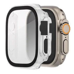 WITHit Protective Case with Glass for 49mm Apple Watch, Clear