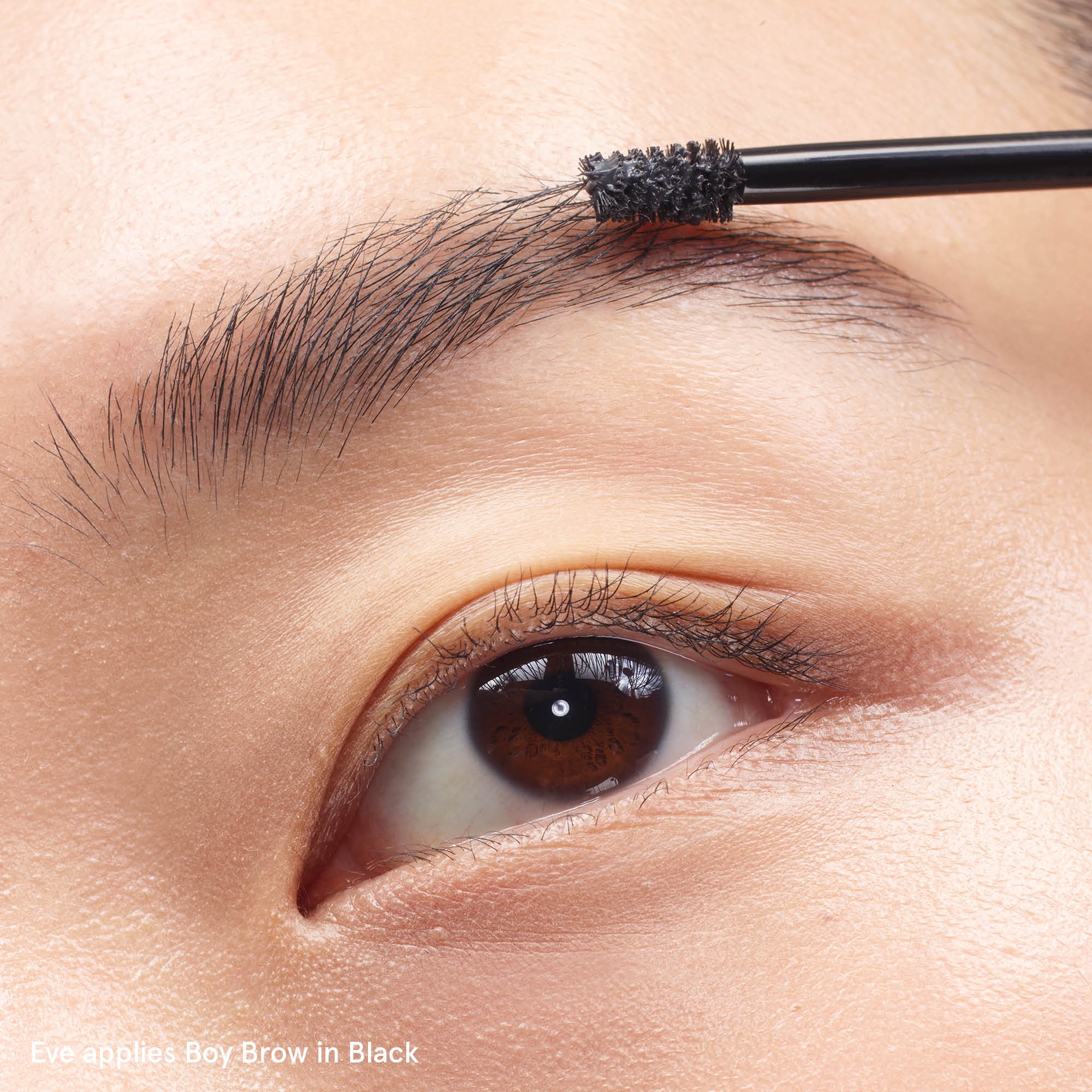 slide 4 of 9, Glossier Boy Brow Volumizing Eyebrow Gel-Pomade Black, 0.13 oz / 3.8 gram
