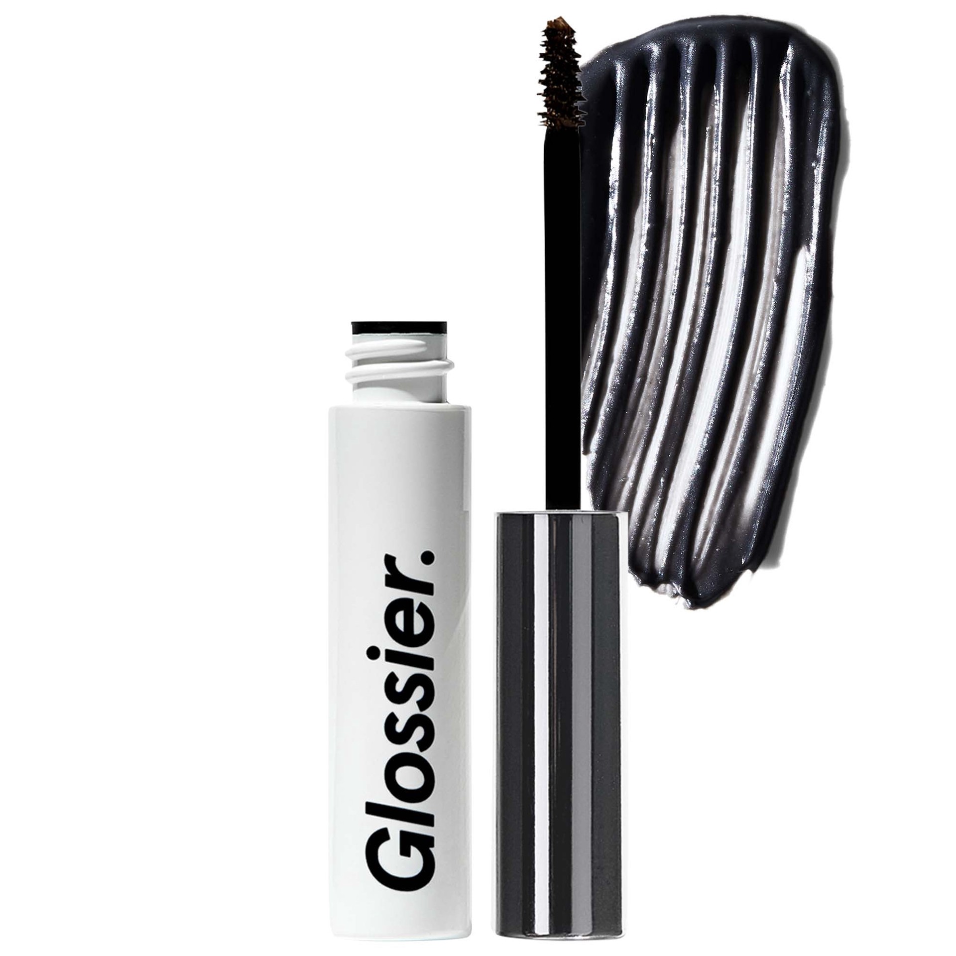 slide 1 of 9, Glossier Boy Brow Volumizing Eyebrow Gel-Pomade Black, 0.13 oz / 3.8 gram